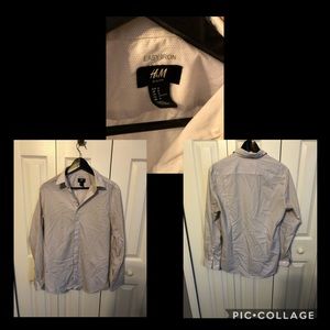 Polka dot button down